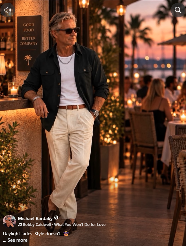 OAM evening style social post