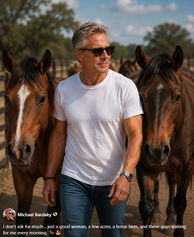 OAM lifestyle social post with horses